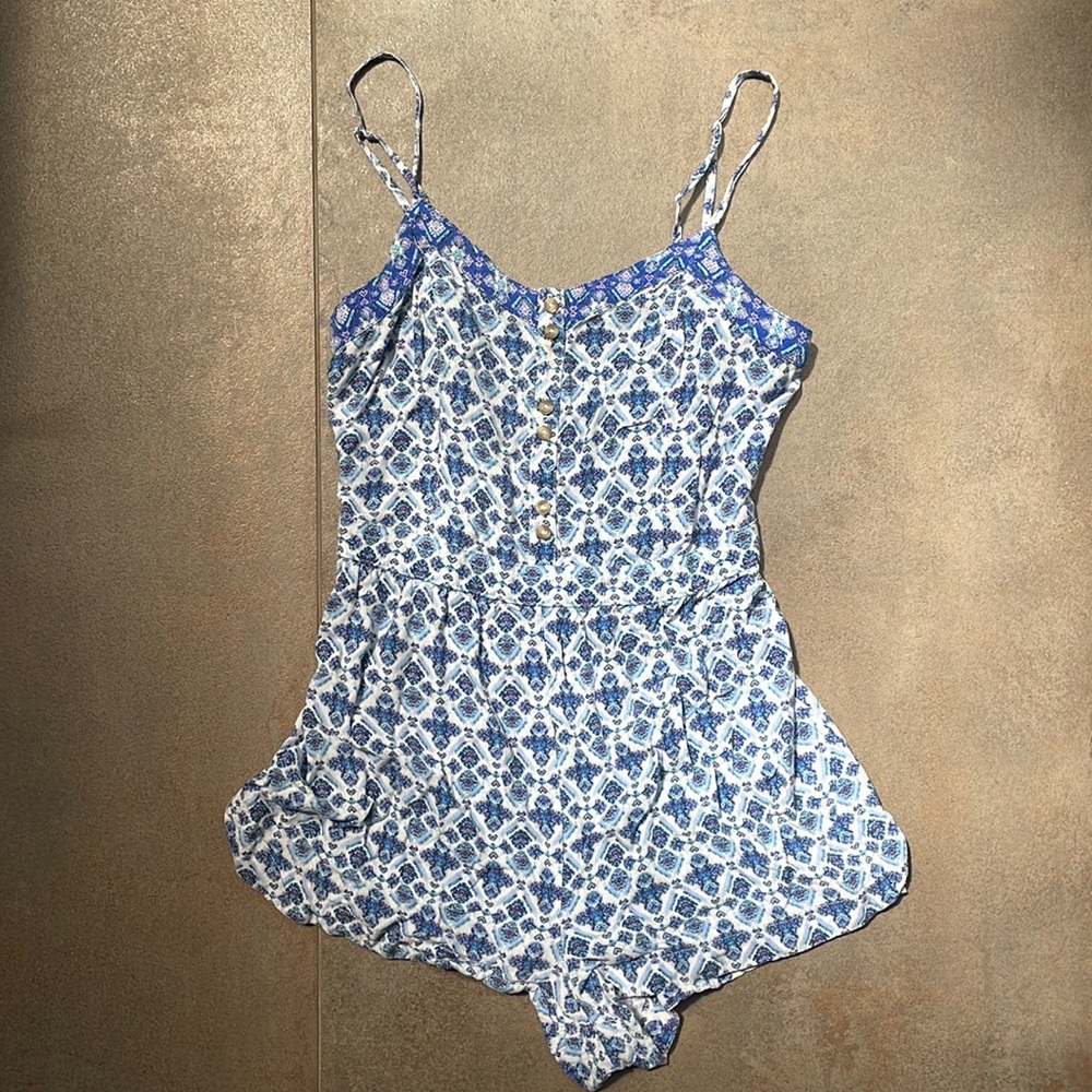 Printed Romper